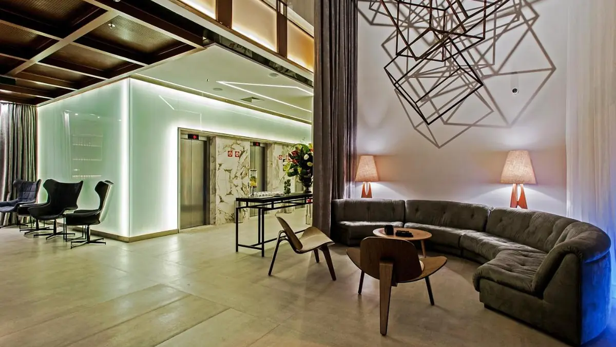 Die Lobby des Hotel Atlântico Prime